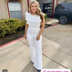 White Bridal Jumpsuit